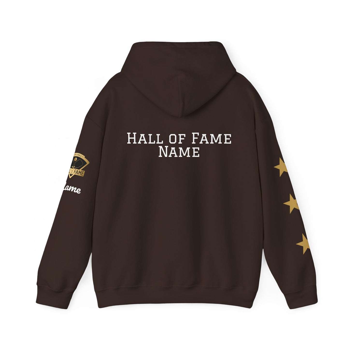 Pickleball Hall of Fame - Hoodie - Customize Hall of Fame Name, or no name