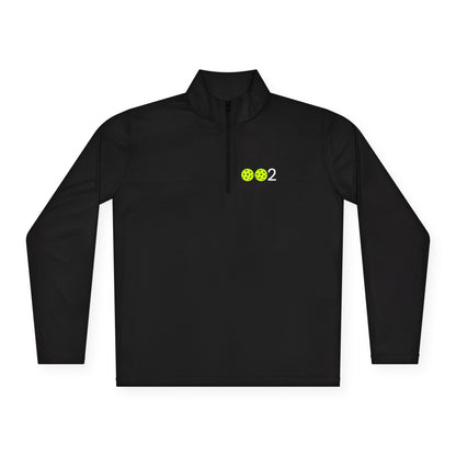 PICKLZ 15  Unisex SPF 40 Moisture Wicking Quarter-Zip Pullover - add your number in instructions