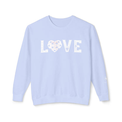 LOVE - customize sleeve Garment Syed Unisex Lightweight Crew