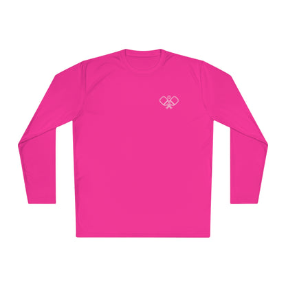 Hooked on Pickleball, Sunshine & Sushi- Unisex moisture wicking  Lightweight Long Sleeve Tee spf 40
