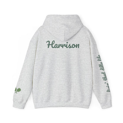 Harrison Kosher Pickleball Hoodie - Unisex Heavy Blend™ GREEN print