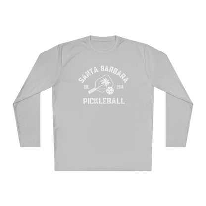 Santa Barbara Pickleball - Dark colors- Unisex Lightweight Long Sleeve Tee Moisture Wicking