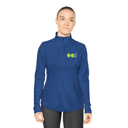 PICKLZ Ladies Quarter-Zip Pullover - add your number in instructions