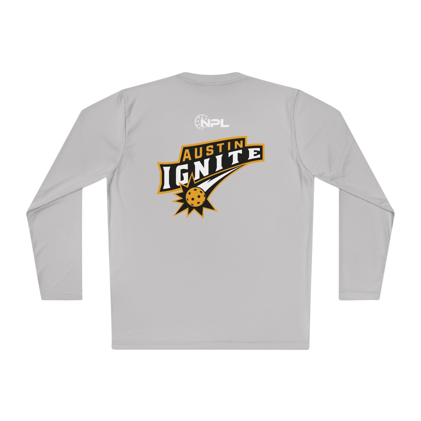 Austin Ignite NPL Team - Unisex Fuller Cut -Moisture Wicking Lightweight Long Sleeve, SPF 40 - customize back