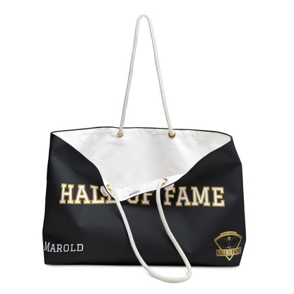 Pickleball Hall of Fame - Pickleball Weekender Bag - Add Hall of Fame name, or Blank