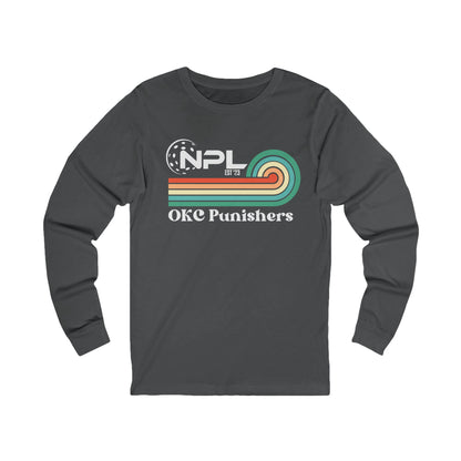 Nelms OKC Punishers Retro Custommized Unisex Jersey Long Sleeve Tee