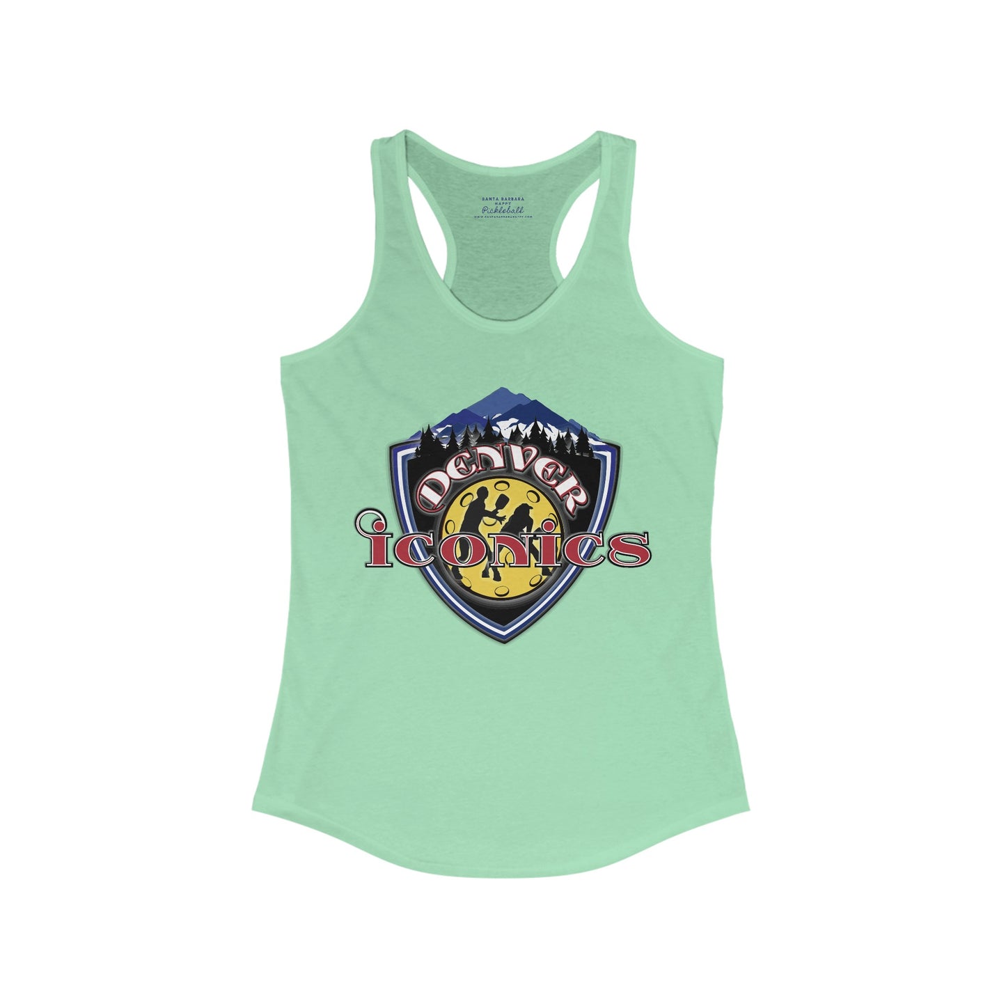 Denver Iconics- Women's Ideal Racerback Tank (Can add name back)