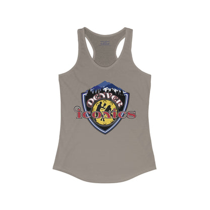 Denver Iconics- Women's Ideal Racerback Tank (Can add name back)