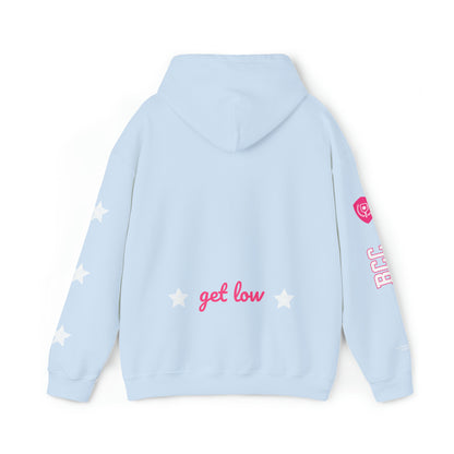 PADDLE Hoodie - PINK writing - 4 sides customized