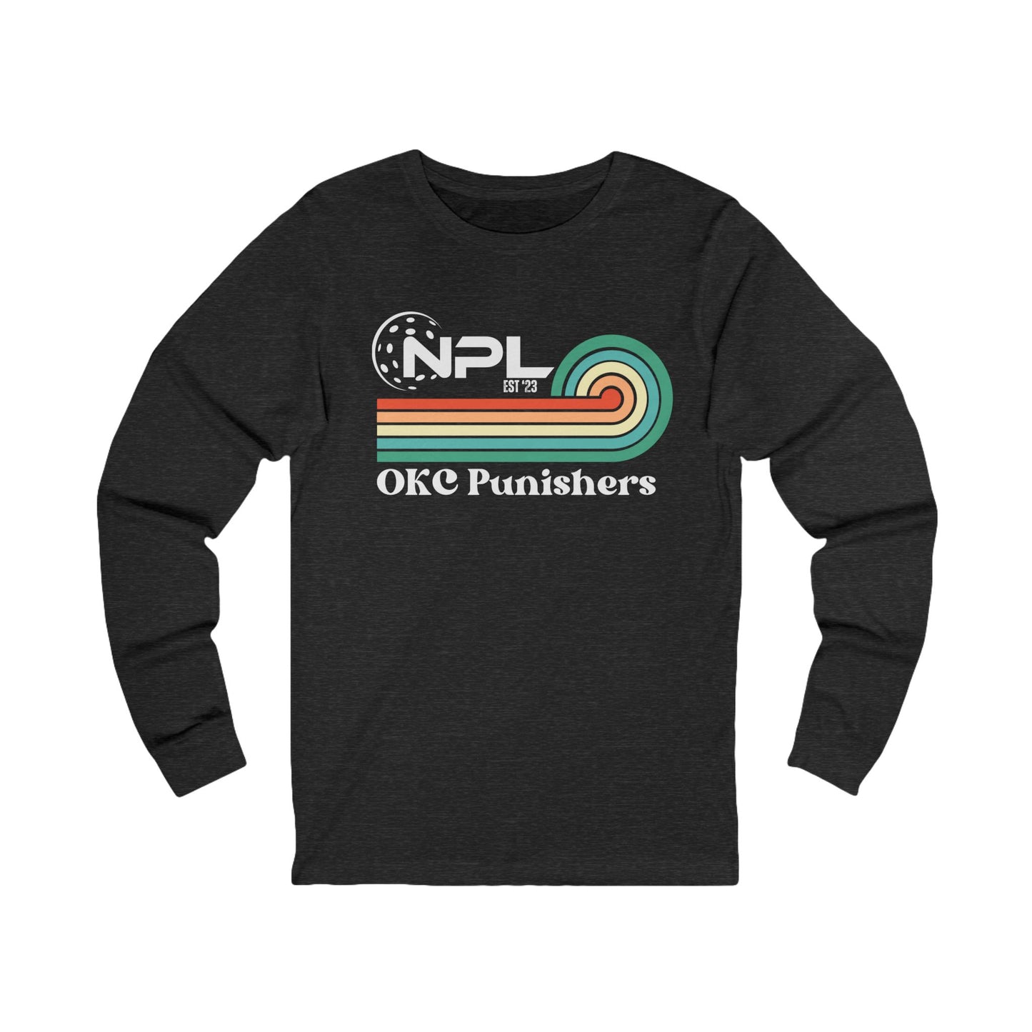 Nelms OKC Punishers Retro Custommized Unisex Jersey Long Sleeve Tee