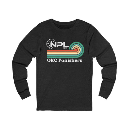 Nelms OKC Punishers Retro Custommized Unisex Jersey Long Sleeve Tee