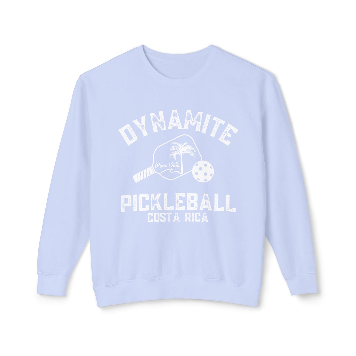 Pura Vida Garment Dyed lightweight Crew - 80% cotton