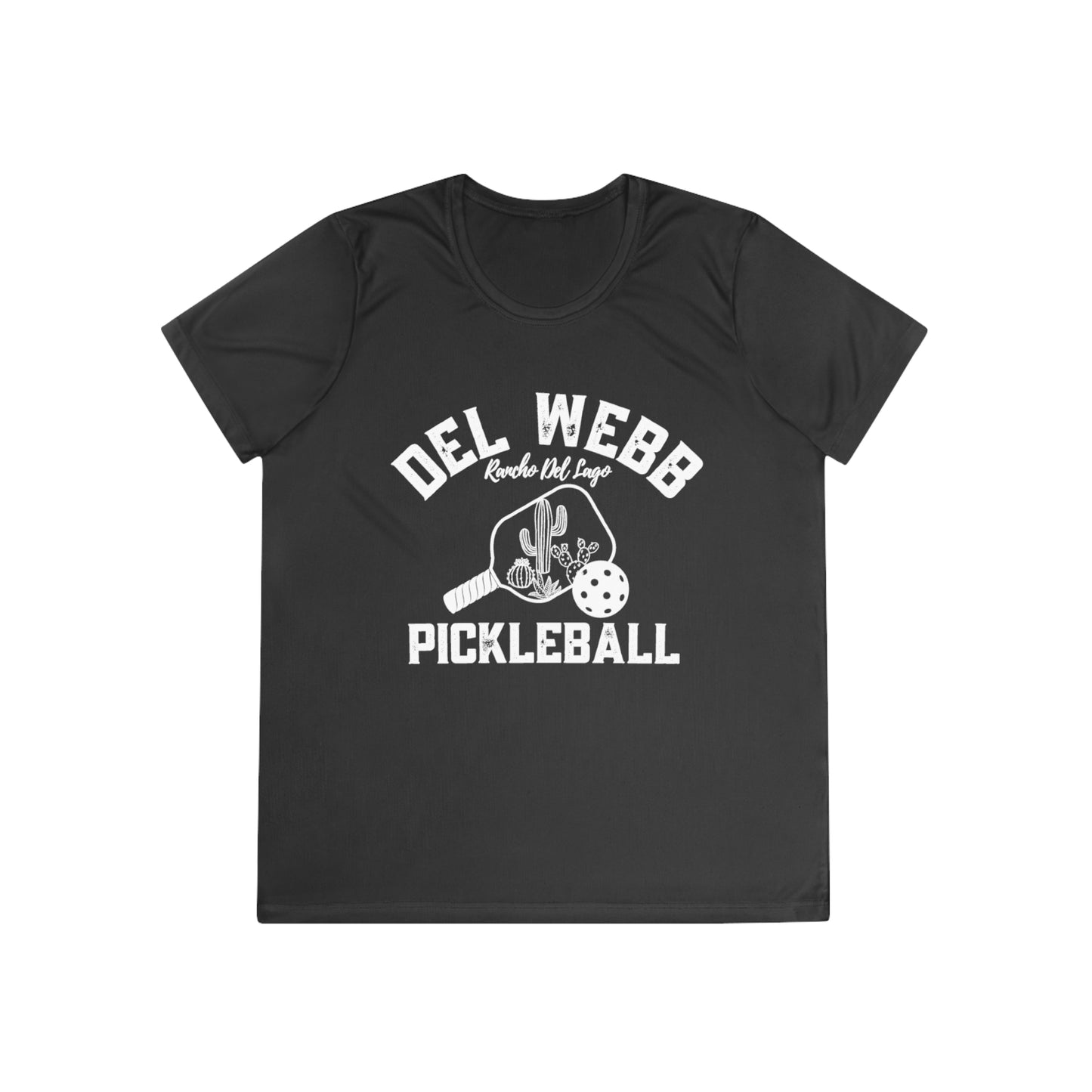 Del Webb Pickleball - Moisture Wicking, SPF 40, Ladies Competitor Tee