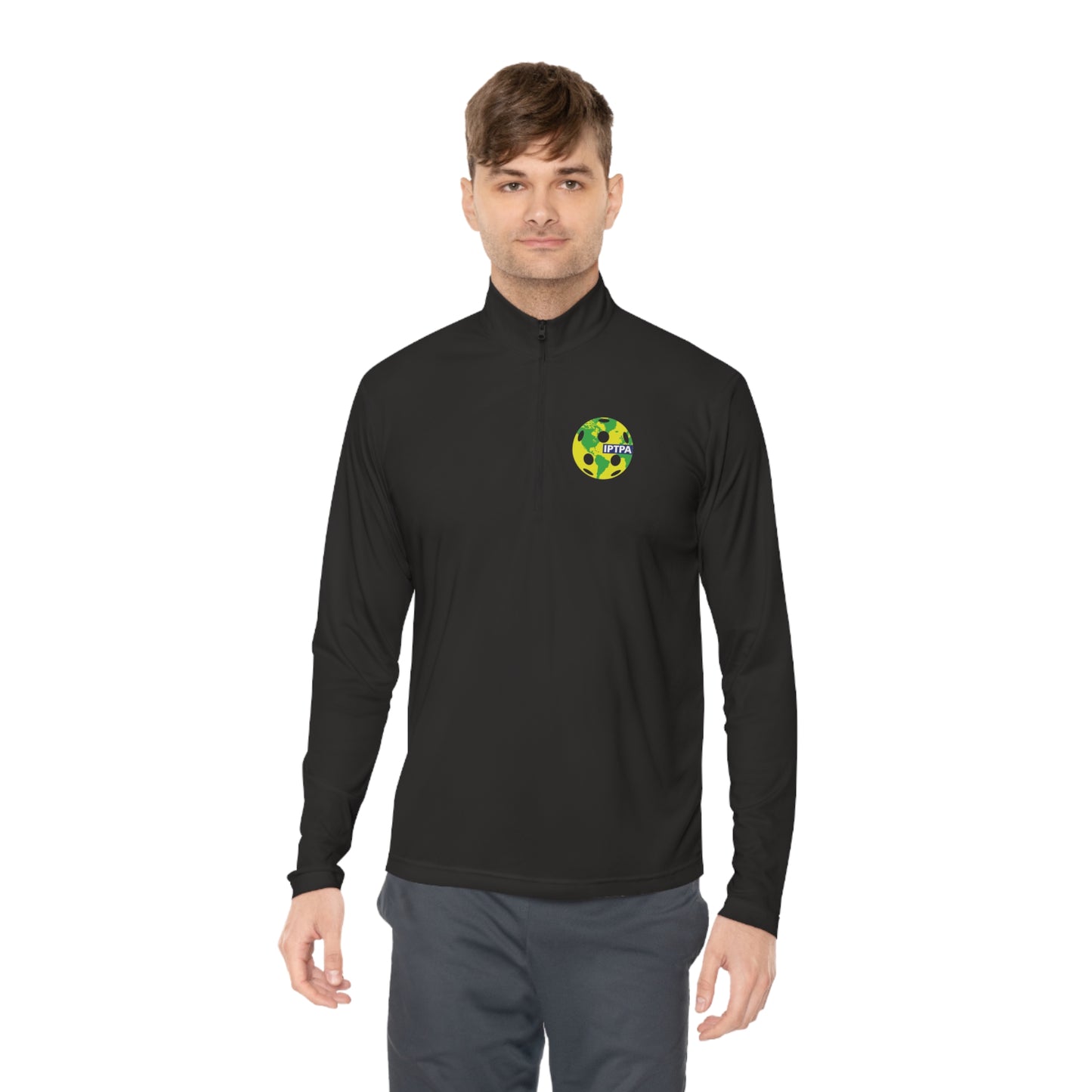 IPTPA Unisex, Moisture Wicking, Quarter-Zip (Customize name back)