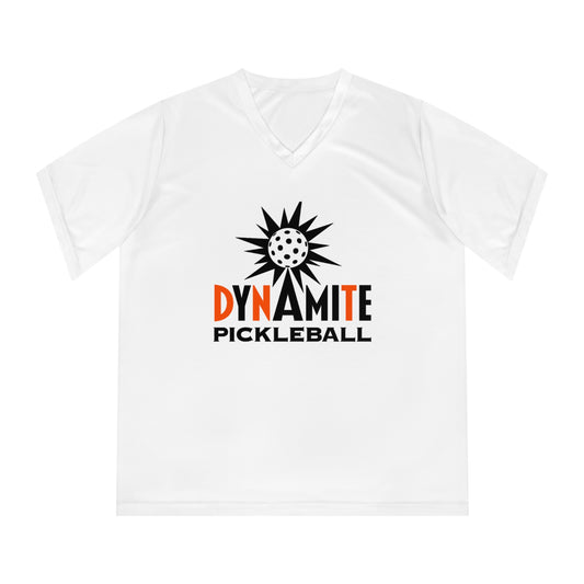 Dynamite Pickleball - Women's Performance V-Neck T-Shirt