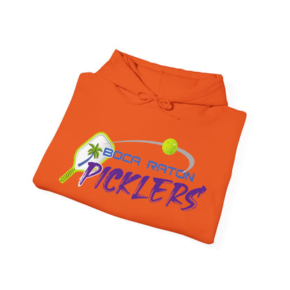 Boca Raton Picklers NPL Team Hoodie (script sleeve = Picklers’ Power) Customize name on back