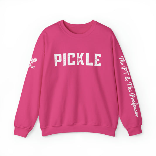 PINK - Let’s Go Jen Gallwas Crew -PT & Professor Crewneck Sweatshirt