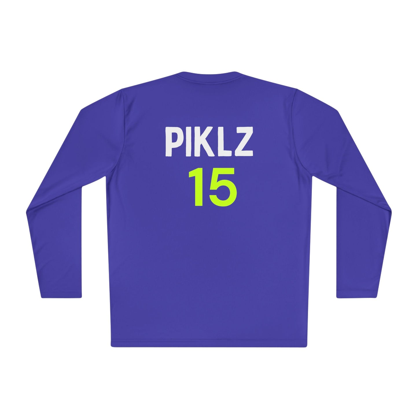 PICKLZ SPF 40 Men’s Cut/Unisex Moisture Wicking Lightweight Long Sleeve Tee - add your number in instructions