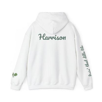 Harrison Kosher Pickleball Hoodie - Unisex Heavy Blend™ GREEN print