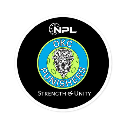 OKC Punishers - NPL Round Stickers, Indoor\Outdoor