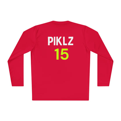 PICKLZ SPF 40 Men’s Cut/Unisex Moisture Wicking Lightweight Long Sleeve Tee - add your number in instructions