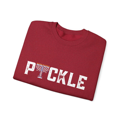 PICKLE Hanukkah Crew - Unisex, 50/50 plush - can add name to sleeve