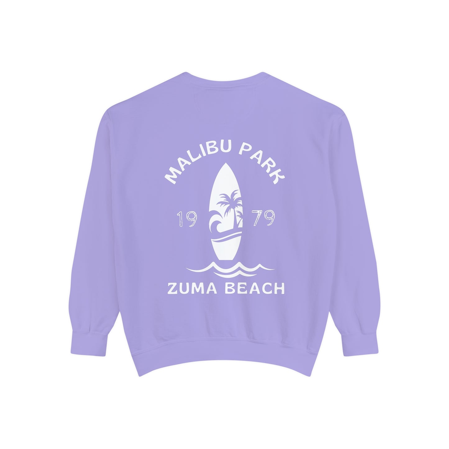 Malibu Park Zuma Beach Crew Comfort Colors - 1979