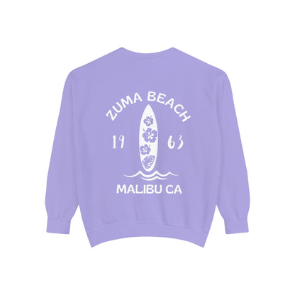 Zuma Beach Crew (Hibiscus version) Sweatshirt - Comfort Colors