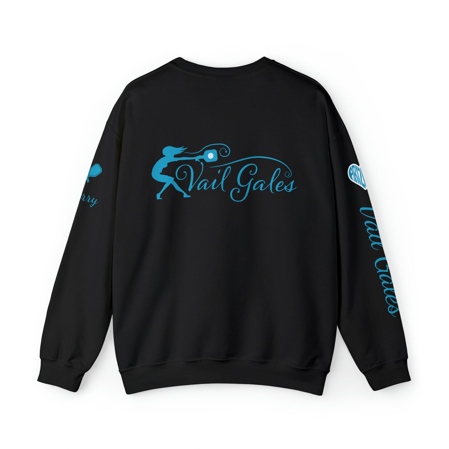 Vail Gales Pickleball Script Crew Sweatshirt - Customized