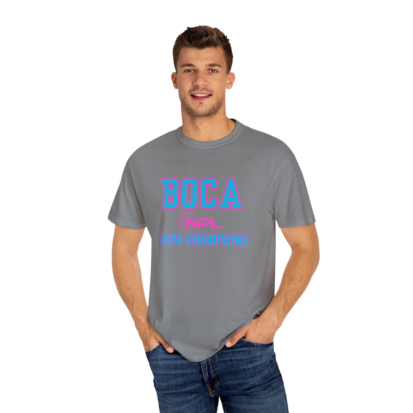 BOCA NPL ‘24 Champs Garment Dyed -Unisex Garment-Dyed T-shirt