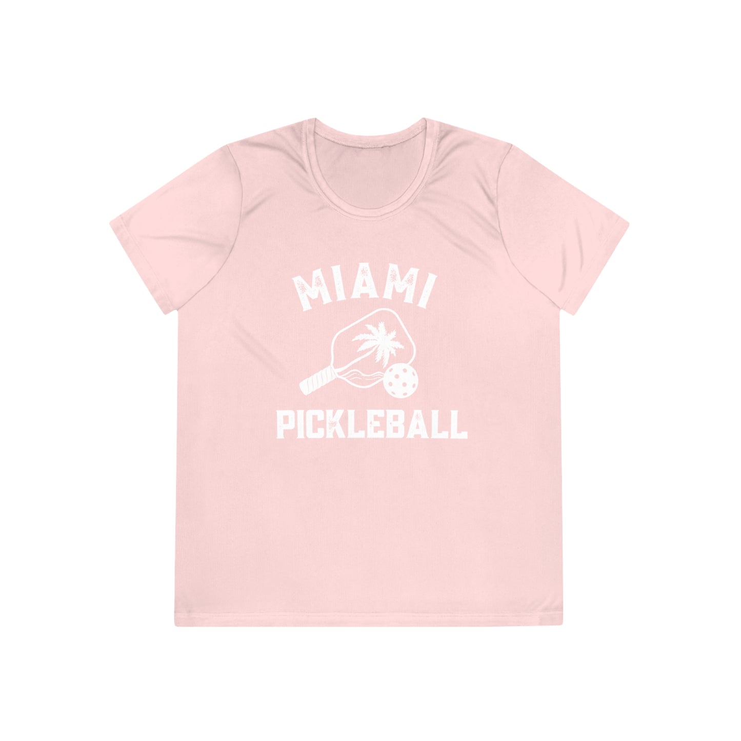 Miami Pickelball - Ladies SPF 40- Performance Moisture Wicking Tee