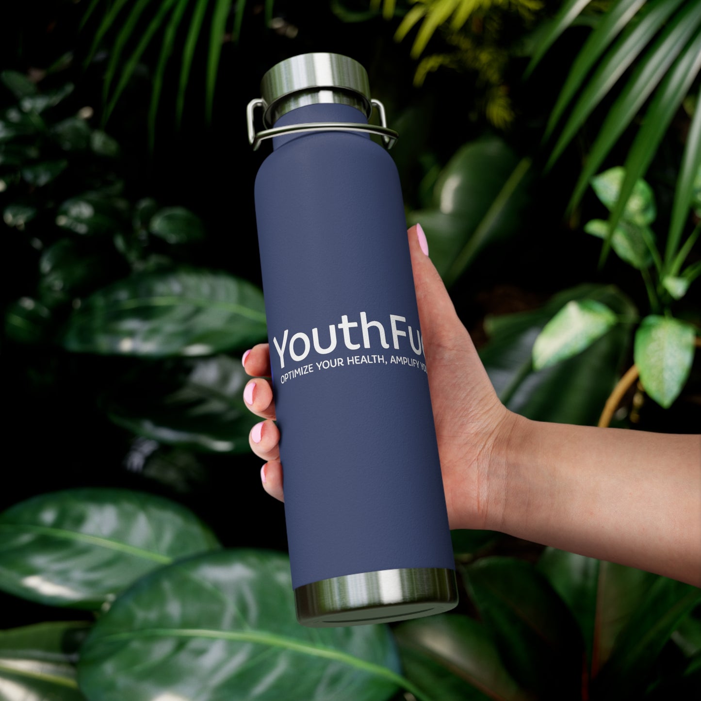 Youth Fuel Premium 22oz Copper Vacuum Insulated Bottle - Keeps Drinks Hot & Cold | Stylish Hydration