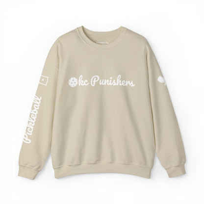OKC Punishers Script Crew -50% cotton soft, Customize sleeve