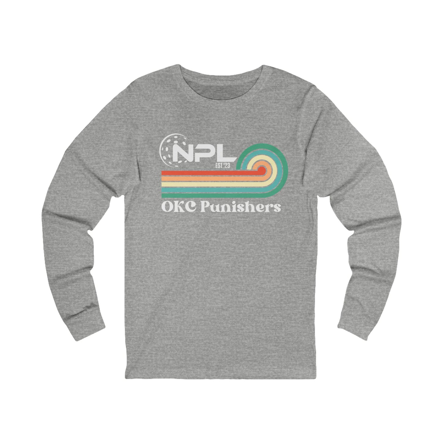 Nelms OKC Punishers Retro Custommized Unisex Jersey Long Sleeve Tee