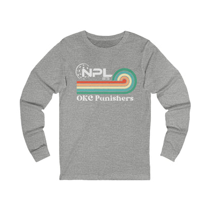 Nelms OKC Punishers Retro Custommized Unisex Jersey Long Sleeve Tee