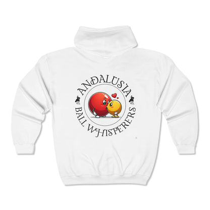 Andalusia Ball Whisperer Unisex Heavy Blend™ Full Zip Hooded Sweatshirt