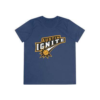 Austin Ignite NPL Team - Moisture Wicking, SPF 40, Ladies Competitor Tee - customize back