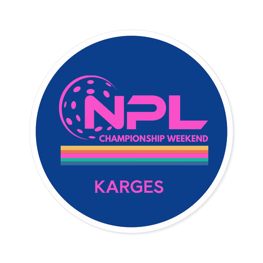 NPL Round Stickers, Indoor\Outdoor - Can Customize Name FREE