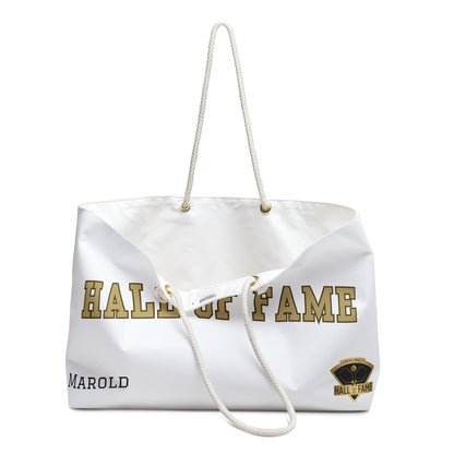 Pickleball Hall of Fame - Pickleball Weekender Bag - Add Hall of Fame name, or Blank