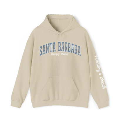 Santa Barbara Happy Place - Hoodie (add custom beach name in notes)