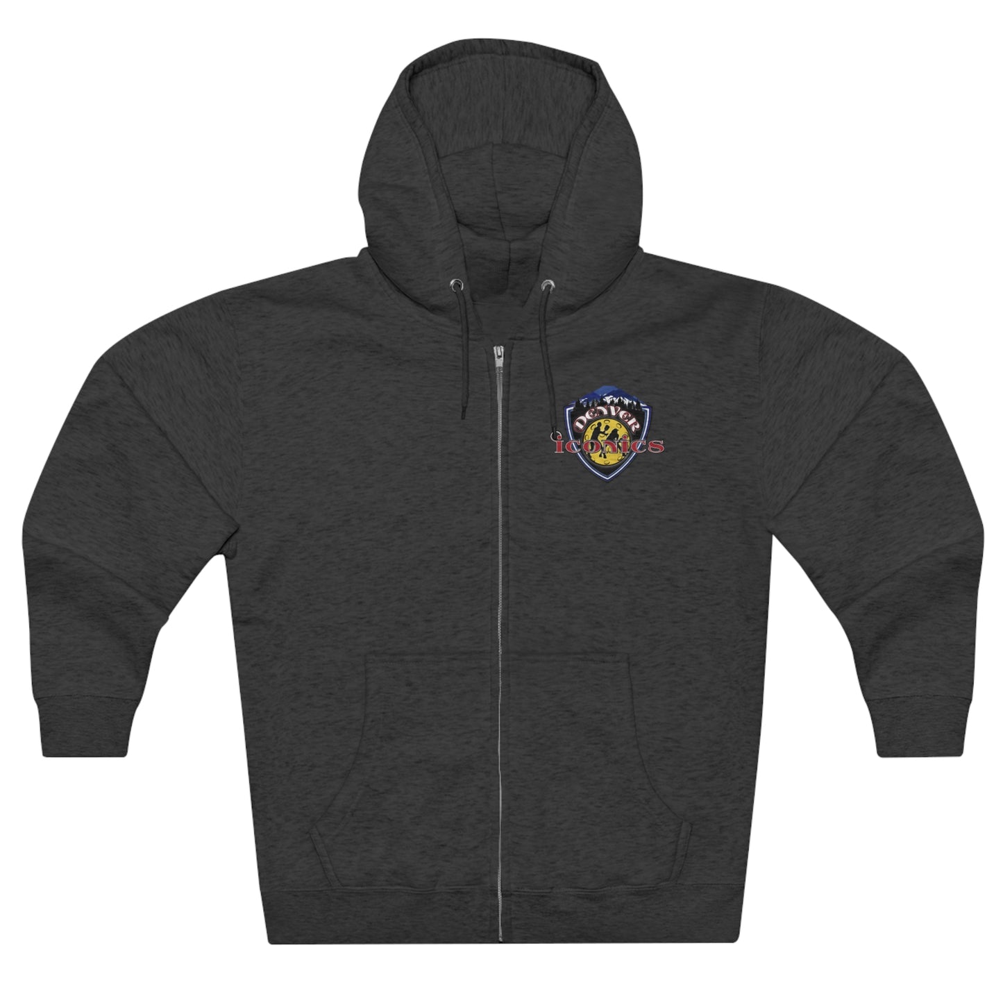 Denver Iconics NPL Team - Unisex Zip Up Hoodie 80% cotton extra plush (can add name left chest)