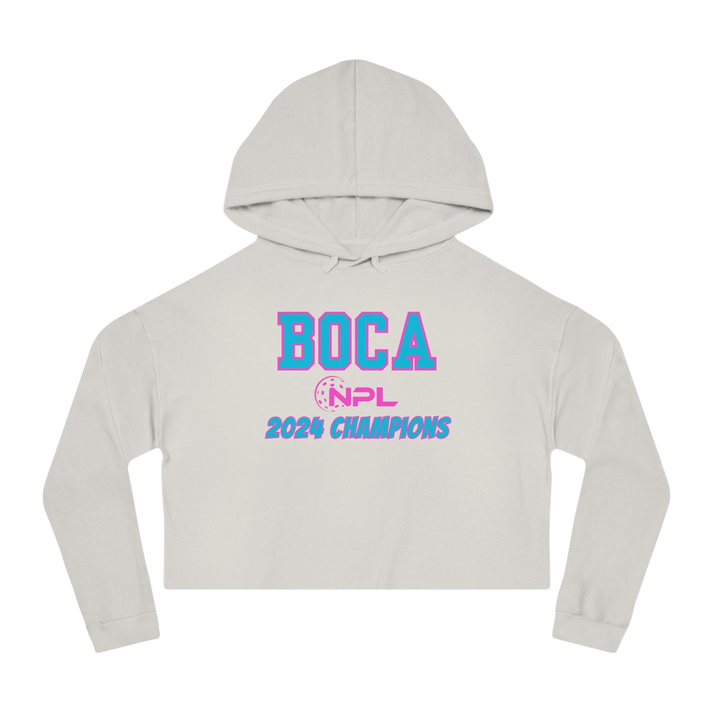 BOCA NPL ‘24 Champion’s Women’s Cropped Hoodie 80% cotton