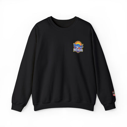 The Del Rays Unisex Embroidered Left Chest, Cuff only Crew