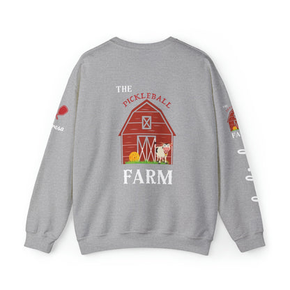 Pickleball Farm Crews - The Farm on front - Customize Sleeve, add in notes