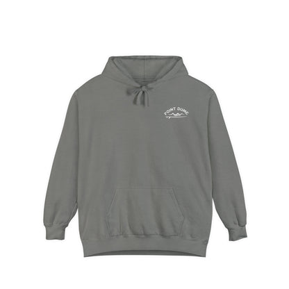 POINT DUME  - Malibu Hoodie  (Hibiscus version) Comfort Colors.