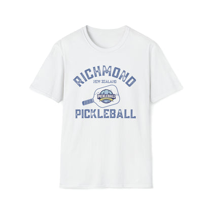 Richmond New Zealand Pickleball - Unisex Softstyle T-Shirt, 100% cotton