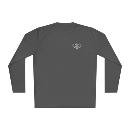 Hooked on Pickleball, Sunshine & Sushi- Unisex moisture wicking  Lightweight Long Sleeve Tee spf 40
