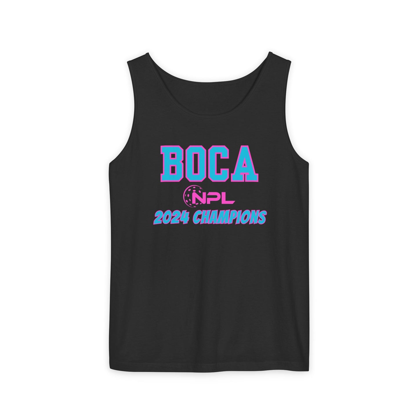 BOCA NPL ‘24 Champions - Unisex Garment-Dyed Tank Top