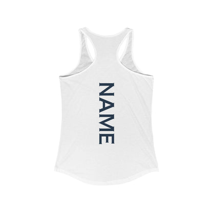 Florida Pickleball - Ideal Women's Ideal Racerback Tank 60 cotton/40 poly- Add name