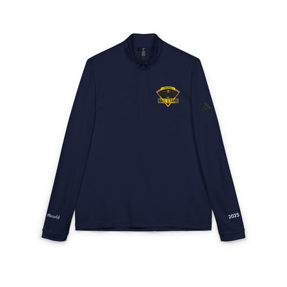 Pickleball Hall of Fame personalize your adidas® Quarter-Zip (Embroidery)- both cuffs - add name & year